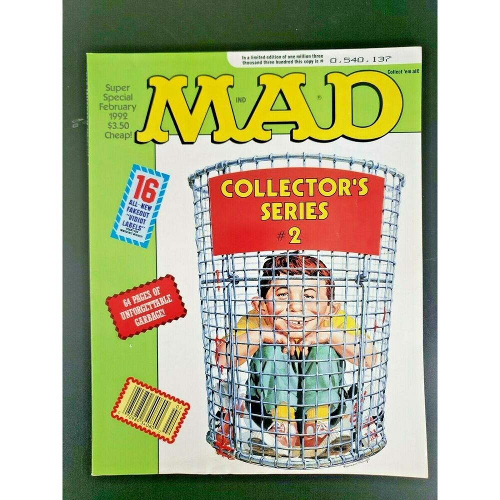 1992 MAD Magazine February Special Ed " Collector's Series #2 " M 228